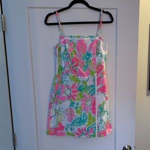 Lilly Pulitzer Jesse Romper Flamingo Pin